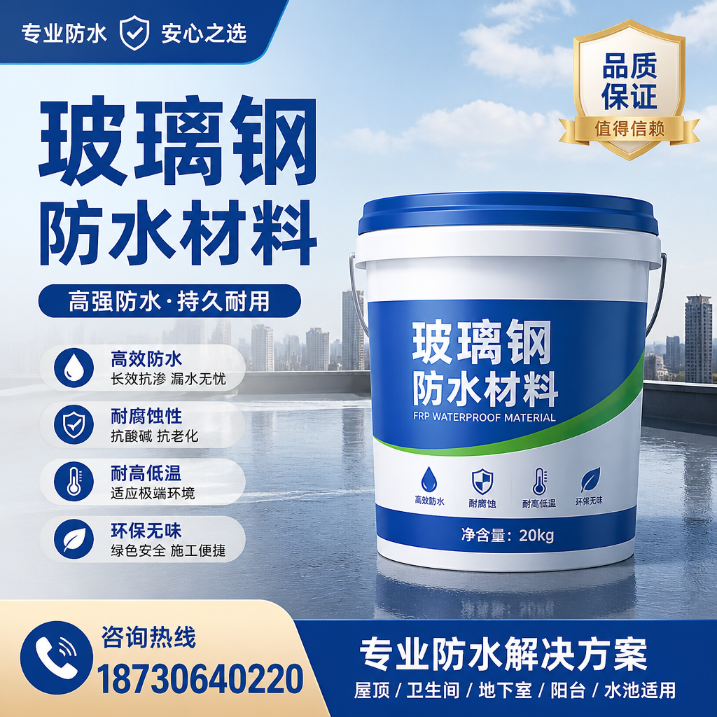 了解玻璃钢防水材料的市场趋势,景德镇 企业不可不知